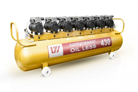 Компрессор W-620 (910 л/мин, ресив. 430 л., б/кож., б/осуш.) /WuerWei/